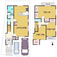 全１６区画の分譲地！
LDK広々約２０帖！全居室収納スペース付き！
浴室乾燥暖房機・浴室TV・食器洗乾燥機・玄関収納庫付き☆