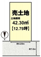 建築条件無し土地！
久世西小学校まで徒歩３分とお子様の通学も安心！！
周辺徒歩圏内に生活施設やイオンモール京都桂川があり便利な住環境！