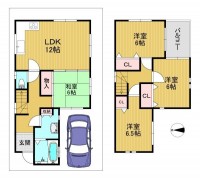 向日市、伏見区、南区の不動産なら<br>センチュリー21ユニバーサルホームサービス向日町店へ！ ２０２６年３月リフォーム完了予定！
羽束師小学校まで徒歩３分！お子様の通学も安心♪
南側に遮る建物が無い為、日当たり良好・通風良好です！
