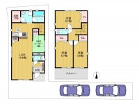 向日市、伏見区、南区の不動産なら<br>センチュリー21ユニバーサルホームサービス向日町店へ！ 全７区画☆
安心の子育て環境、日々のお買い物にも便利な立地です☆
全居室収納可能！駐車２台可能！小中学校まで徒歩５分圏内とお子様の通学も安心です♪