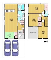 向日市、伏見区、南区の不動産なら<br>センチュリー21ユニバーサルホームサービス向日町店へ！ 全７区画☆
安心の子育て環境、日々のお買い物にも便利な立地です☆
全居室収納可能！駐車２台可能！小中学校まで徒歩５分圏内とお子様の通学も安心です♪
