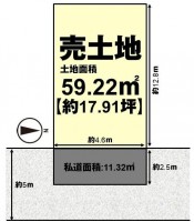 向日市、伏見区、南区の不動産なら<br>センチュリー21ユニバーサルホームサービス向日町店へ！ 建築条件無し土地！お好きなハウスメーカー・工務店で建築可能！
阪急「西山天王山」駅まで徒歩１３分！通勤・通学に便利な立地です！
車通りが少ない閑静な住宅街！
