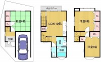 向日市、伏見区、南区の不動産なら<br>センチュリー21ユニバーサルホームサービス向日町店へ！ 令和８年７月リフォーム完成予定☆
角地＋前道６ｍ越で陽当たり・通風良好！開放感もあり◎
近隣に生活関連施設が充実した立地です♪