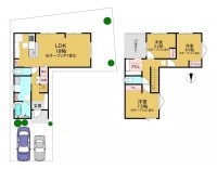 向日市、伏見区、南区の不動産なら<br>センチュリー21ユニバーサルホームサービス向日町店へ！ 全５区画の分譲地！駐車2台可！
阪急「西向日」駅まで徒歩10分！
南向きバルコニーにつき陽当たり良好！